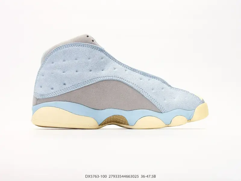 Air Jordan Sepatu Basket Kolaborasi Suede Patchwork DX5763-100 #2793354463025